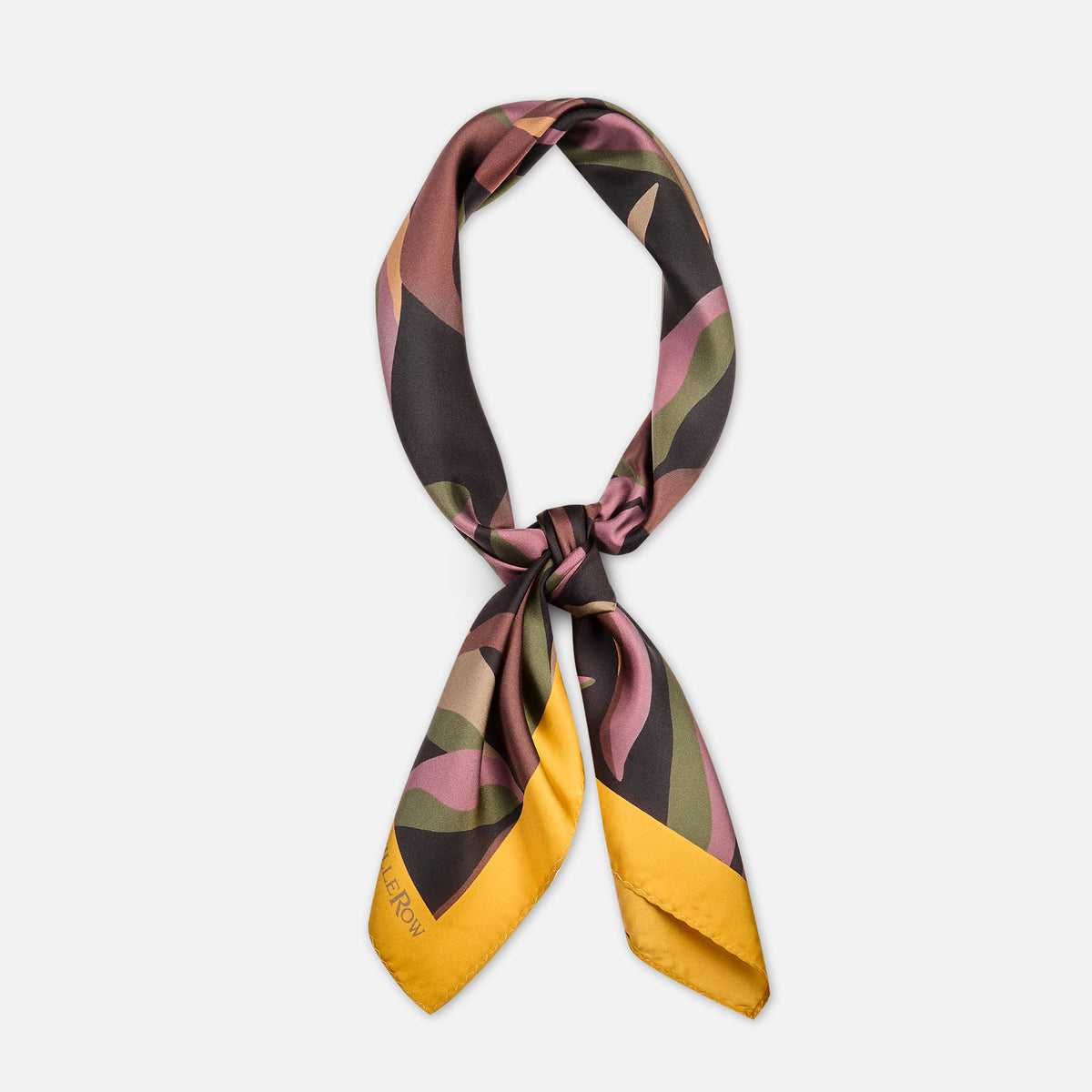 Foulard In Seta 100% – 90x90 Cm – Bianco – Varios - 5