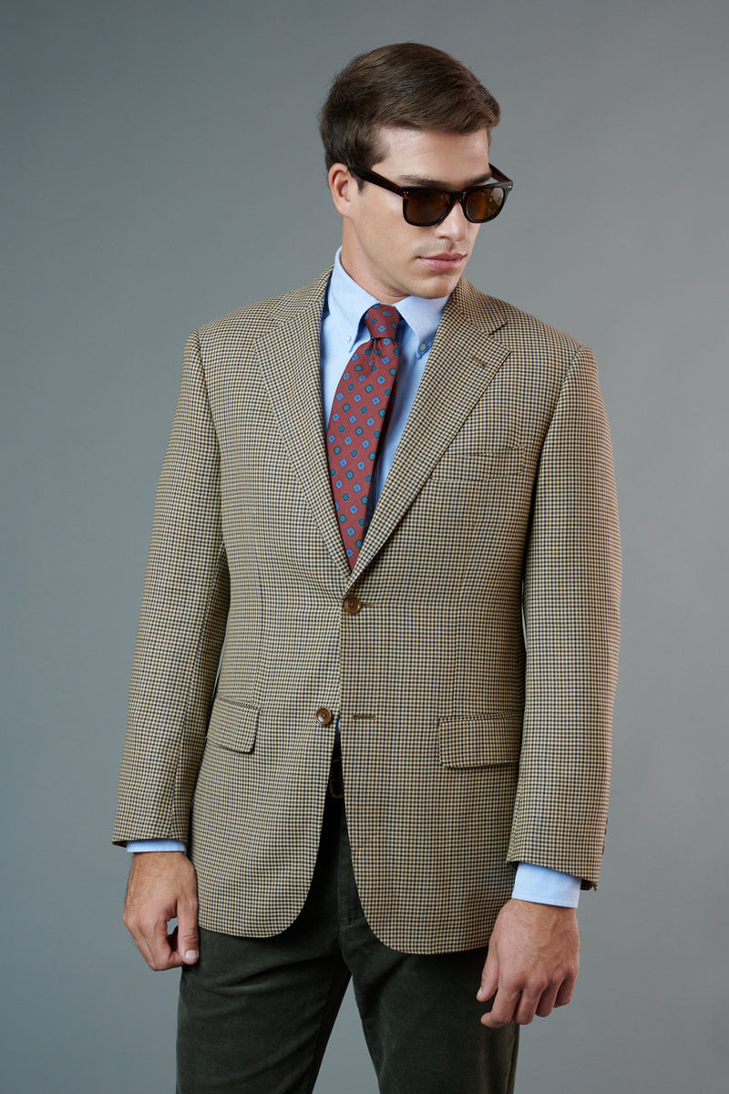 Vestón Fantasía Lana Campore Cuadros – Saville Row