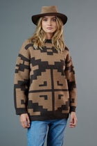 Sweater Intarsia Grecas Lana