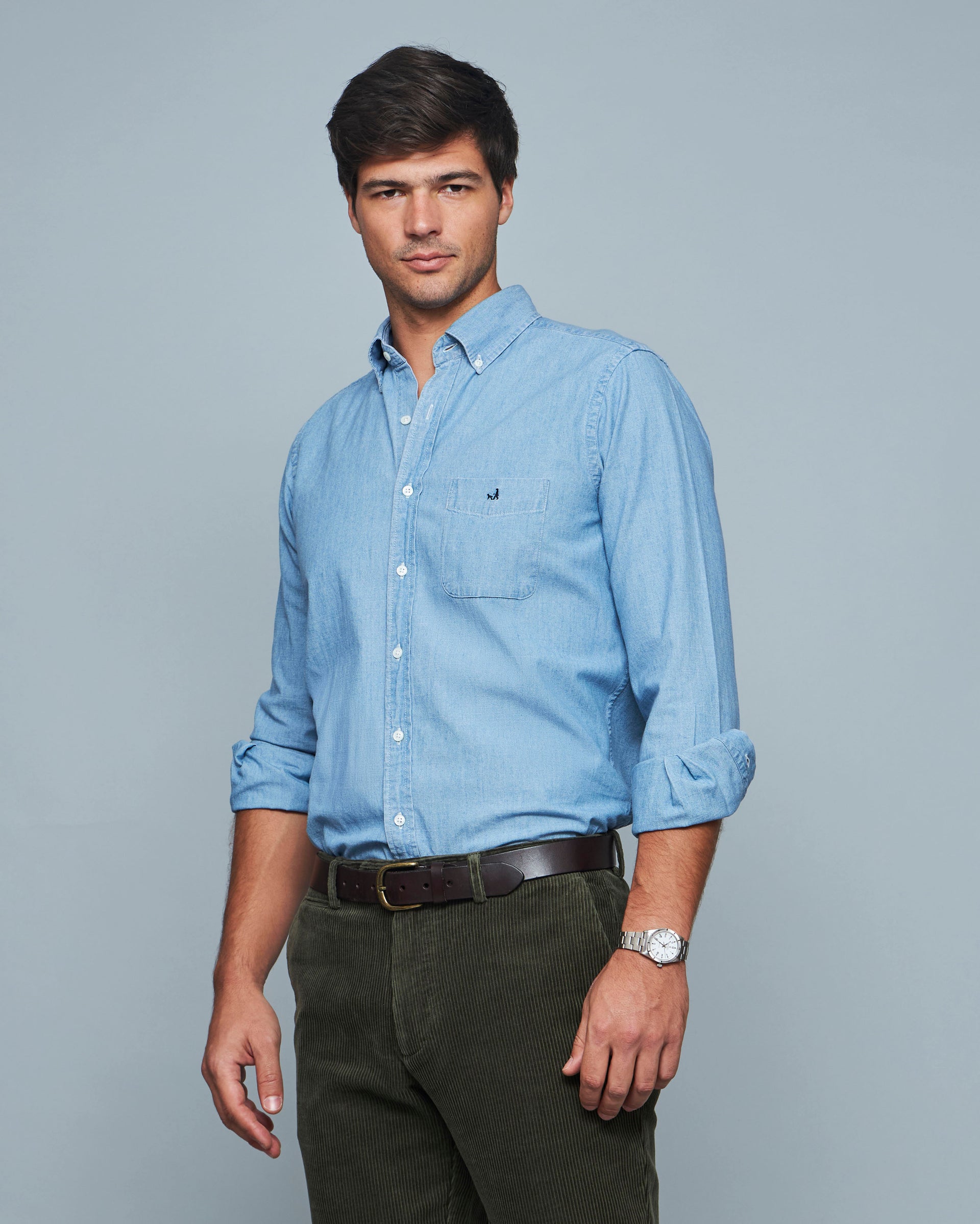 Camisas Chambray Modelos De Camisas Manga Larga Para Caballeros Camisa De  Cambray De Manga Larga Para, image size:1920x2399