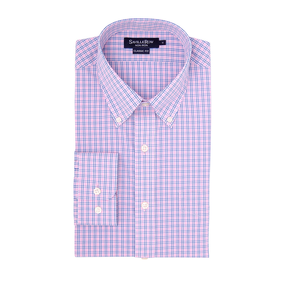 Camisa Vestir Button Down Non Iron Calce Classic Comfort Stretch A