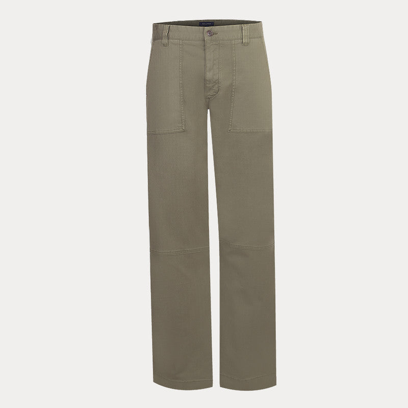 Pantalon Liso Utility Herringbone – Saville Row